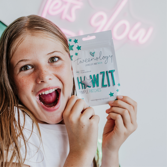 HowZIT Star Pimple Patches – Hydrocolloid Acne Care for Tweens (24pcs)