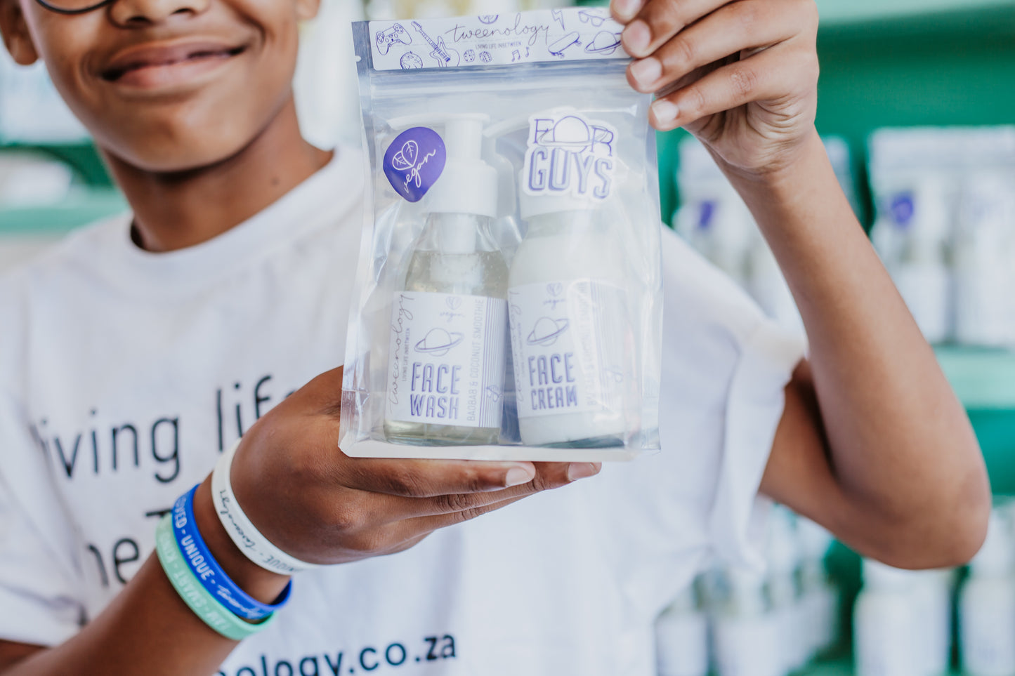 Boys Skincare Starter Kit Wash & Lotion