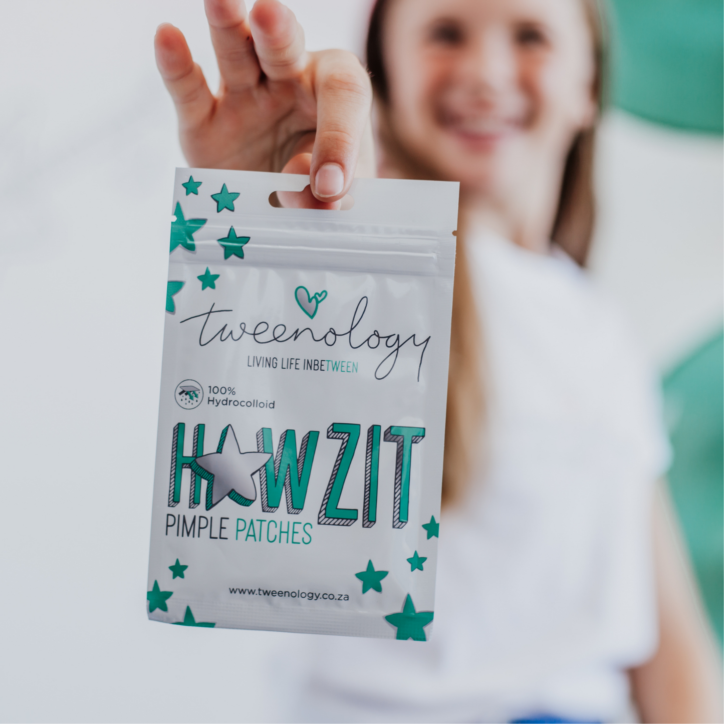 HowZIT Star Pimple Patches – Hydrocolloid Acne Care for Tweens (24pcs)