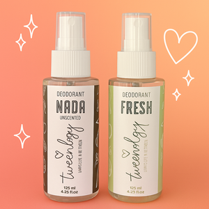 Natural Deodorant Spray - 125ml. Multiple Variants.