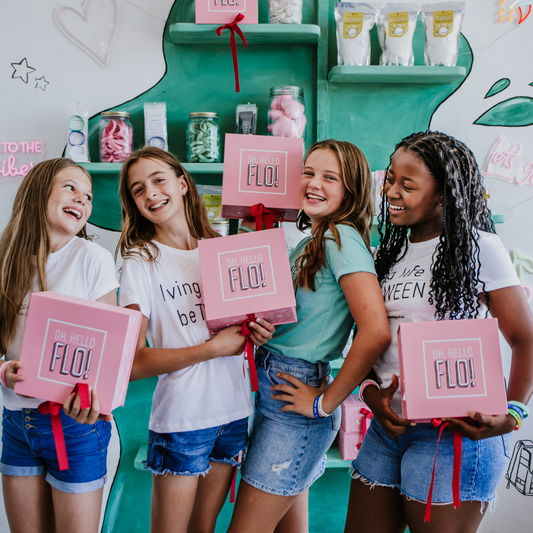Oh Hello Flo Period Box – First Period Kit for Tweens